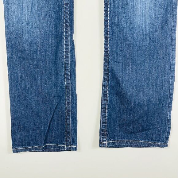 Cinch Rodeo Boot Cut Medium Wash Midrise Jeans Womens Juniors 11 x 31 Long - Picture 3 of 9